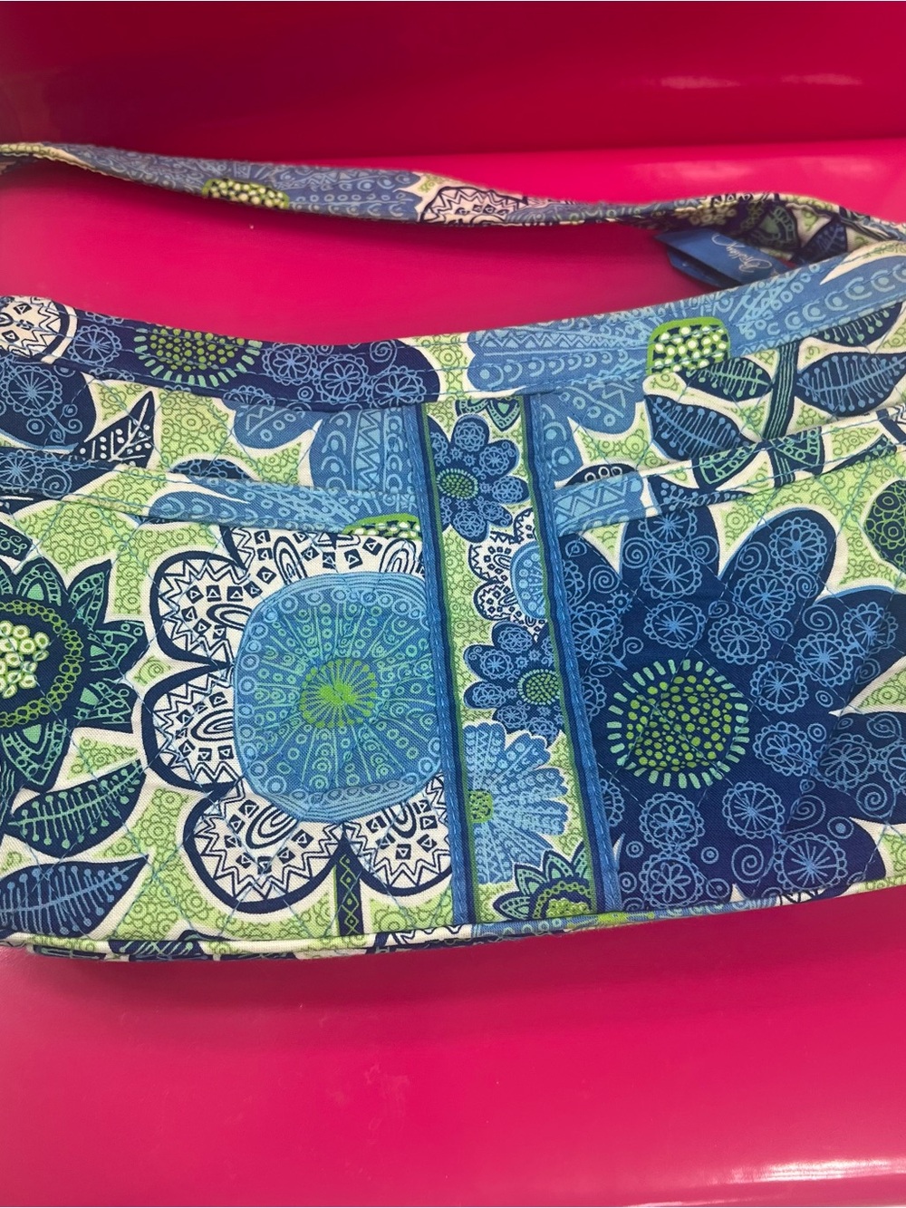 Vera Bradley Clare Crossbody Retired Doodle Daisy